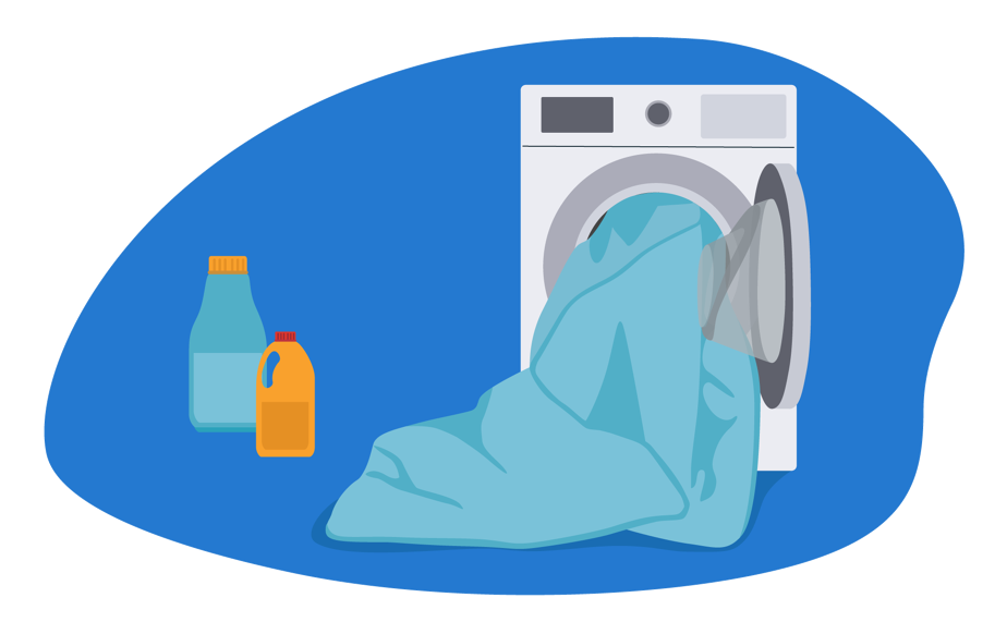 How do you wash a gravity blanket hotsell